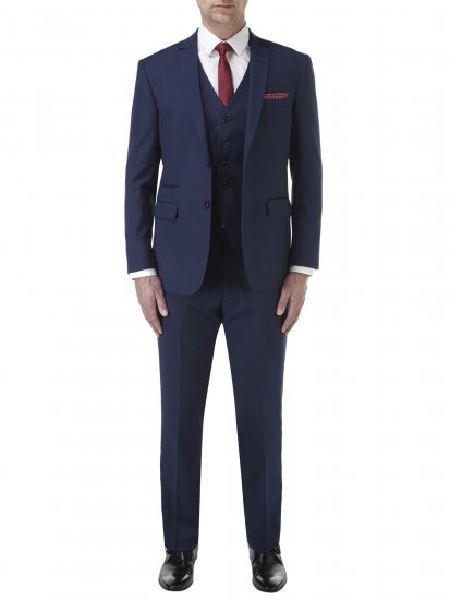 Skopes Kennedy Suit jacket Royal Blue - Abiti - Abiti da Uomo Taglie Forti