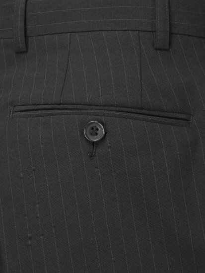 Skopes Darwin Suit pants Black Stripe - Jeans & pantaloni - Jeans & Pantaloni Uomo Taglie Forti