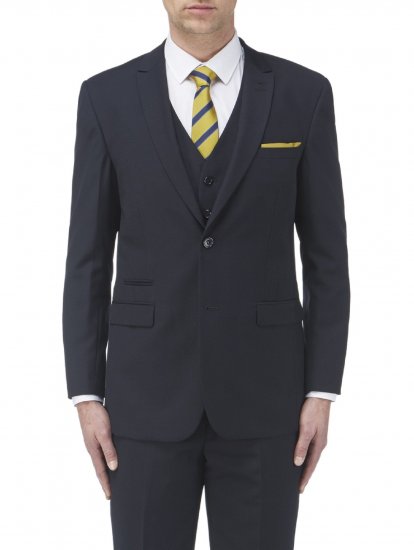 Skopes Madrid Suit jacket Navy - Abiti - Abiti da Uomo Taglie Forti