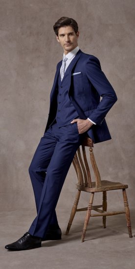 Skopes Kennedy Suit pants Royal Blue - Jeans & pantaloni - Jeans & Pantaloni Uomo Taglie Forti