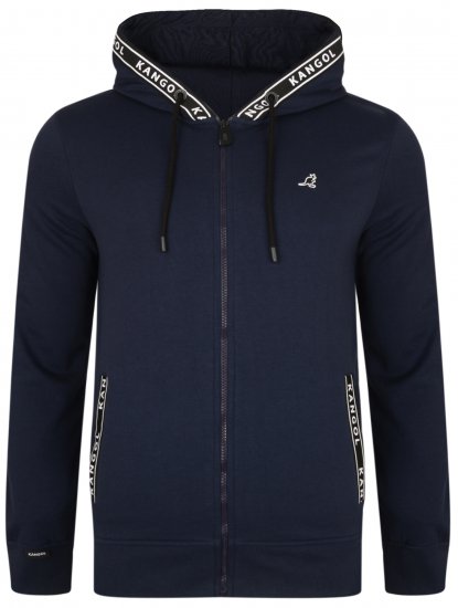 Kangol Foray Hoodie Navy - Felpe & felpe con cappuccio - Felpe & Felpe con Cappuccio Uomo Taglie Forti
