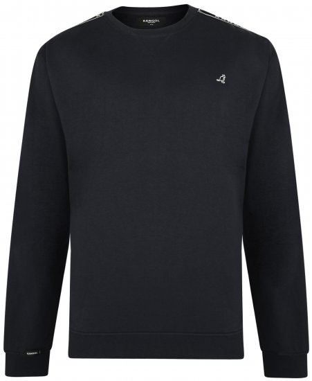 Kangol Foray Sweatshirt Black - Felpe & felpe con cappuccio - Felpe & Felpe con Cappuccio Uomo Taglie Forti