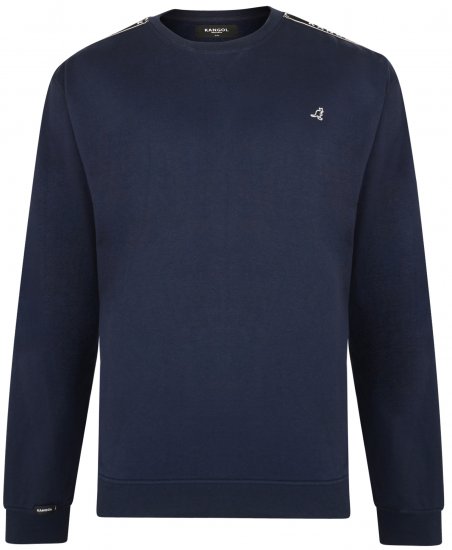 Kangol Foray Sweatshirt Navy - Felpe & felpe con cappuccio - Felpe & Felpe con Cappuccio Uomo Taglie Forti