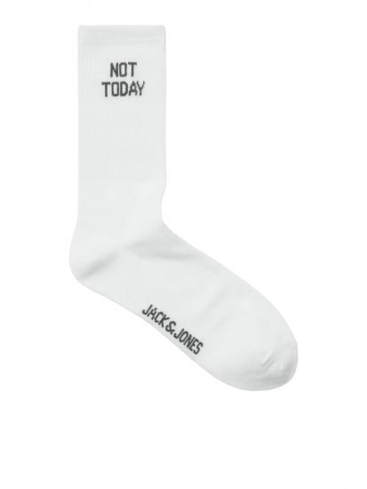 Jack & Jones Power Statements Calzini da tennis Bianco confezione da 3 - Intimo & costumi da bagno - Intimo Taglie Forti Uomo