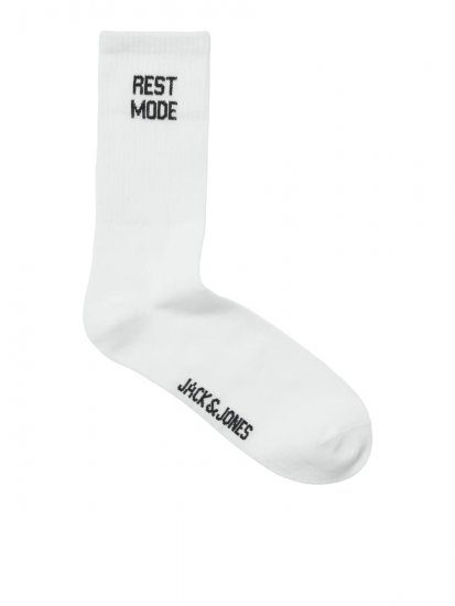 Jack & Jones Power Statements Calzini da tennis Bianco confezione da 3 - Intimo & costumi da bagno - Intimo Taglie Forti Uomo