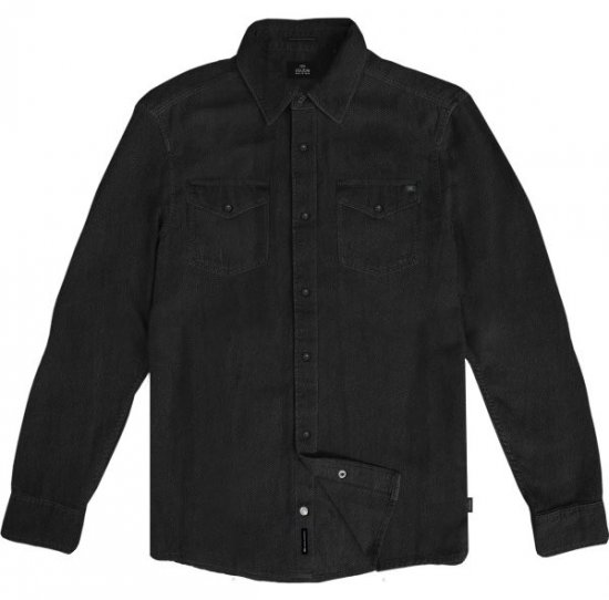 Double Outfitters GS-5126 Camicia con bottoni a pressione Nero - Camicie - Camicie Taglie Forti Uomo