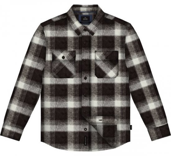 Double Outfitters GS-5233 Camicia di flanella Marrone/Beige - Camicie - Camicie Taglie Forti Uomo