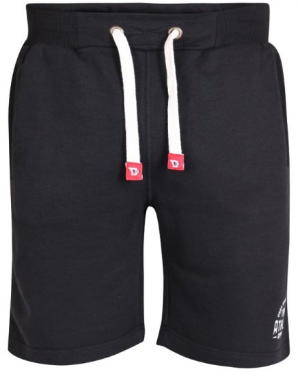 D555 Harvey Fleece Shorts Black - Pantaloni & pantaloncini tuta - Pantaloni Tuta Uomo Taglie Forti