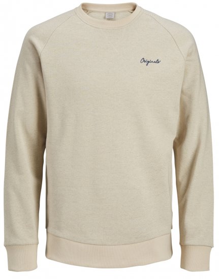 Jack & Jones Hide Sweatshirt Oatmeal - Felpe & felpe con cappuccio - Felpe & Felpe con Cappuccio Uomo Taglie Forti