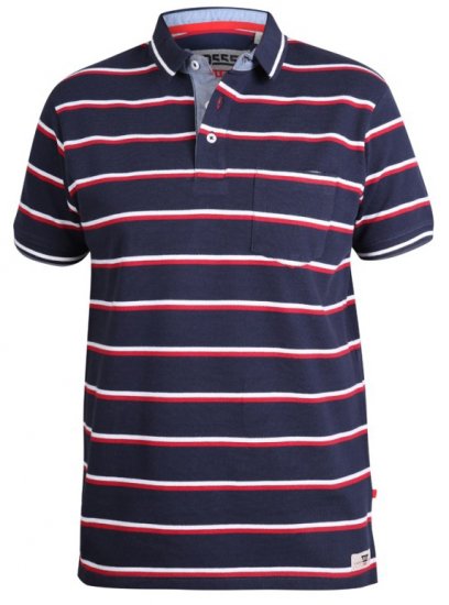 D555 Holmes Polo Navy - Polo - Polo Uomo Taglie Forti