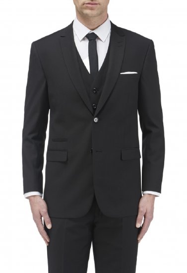 Skopes Madrid Suit jacket Black - Abiti - Abiti da Uomo Taglie Forti