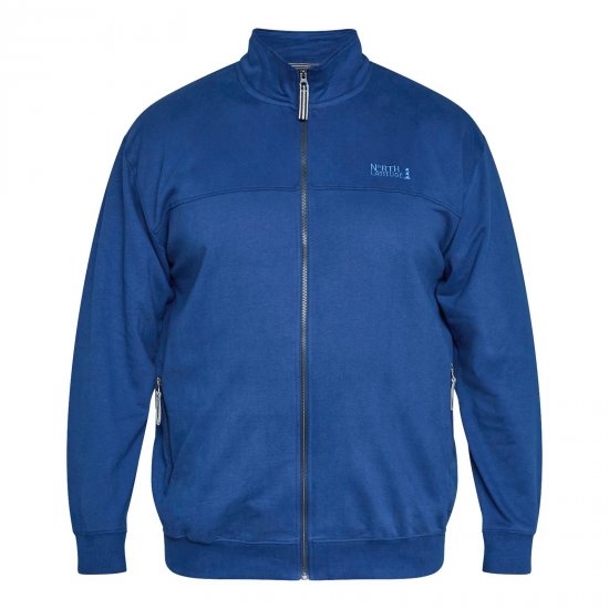 North Latitude Sweat Cardigan Blu - TALL felpe - Felpe TALL per uomo alto