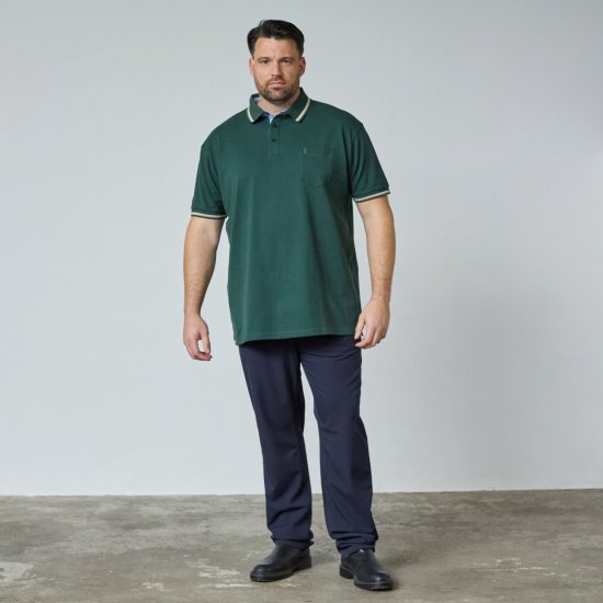 North Latitude Superflex Polo Verde/Kaki - TALL polo - Polo TALL per uomo alto