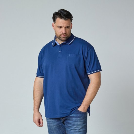 North Latitude Superflex Polo Blu - Polo - Polo Uomo Taglie Forti