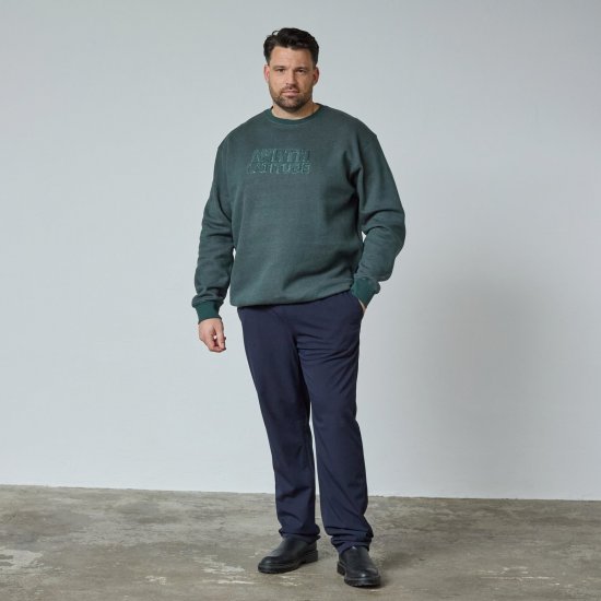 North Latitude Crewneck Logo Sweat Verde/Kaki - TALL felpe - Felpe TALL per uomo alto