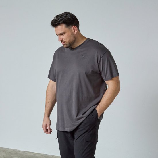 North Latitude Alpine Club T-Shirt Grigio/Antracite - Magliette - Magliette Uomo Taglie Forti