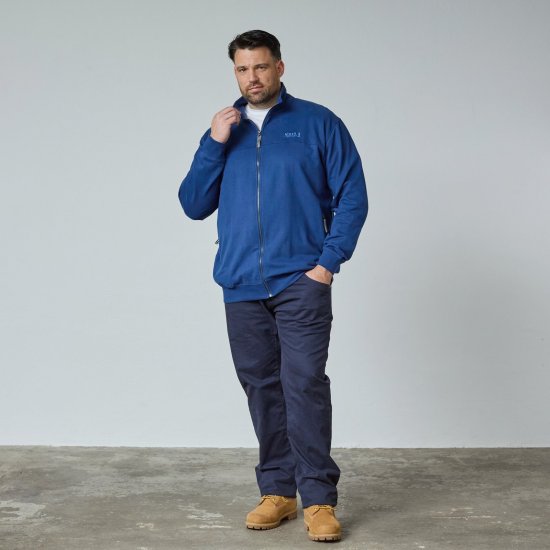 North Latitude Sweat Cardigan Blu - TALL felpe - Felpe TALL per uomo alto