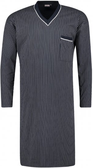 Adamo Gustav Long Nightshirt Navy - Intimo & Costumi da bagno - Intimo Taglie Forti Uomo