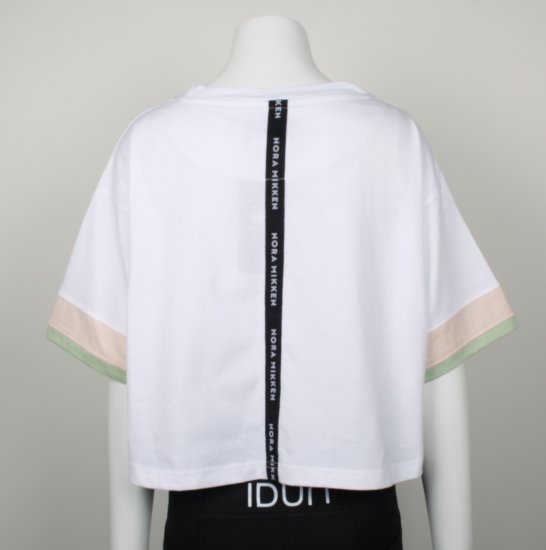 Nora Mikken AGNES Crop Top White - Magliette - 