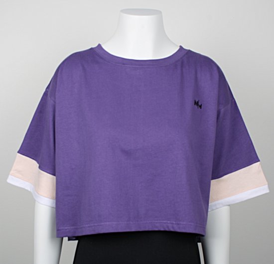 Nora Mikken AGNES Crop Top Purple - Magliette - 
