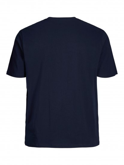 Jack & Jones Logo T-Shirt Navy - Magliette - Magliette Uomo Taglie Forti