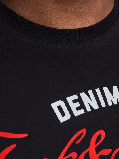 Jack & Jones Elogo T-Shirt Black - Magliette - Magliette Uomo Taglie Forti