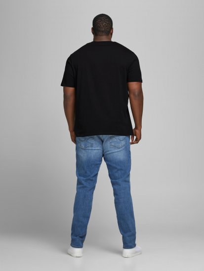 Jack & Jones Elogo T-Shirt Black - Magliette - Magliette Uomo Taglie Forti
