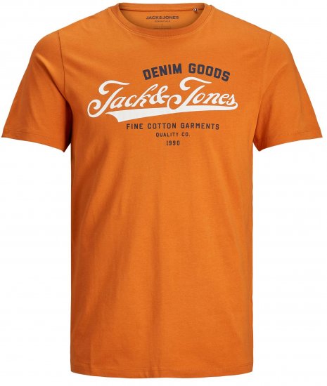 Jack & Jones Elogo T-Shirt Hawaiian Sunset - Magliette - Magliette Uomo Taglie Forti