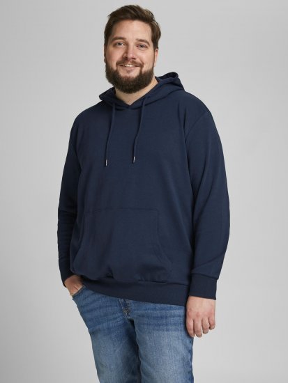 Jack & Jones Basic Sweat Hood Navy Blazer - Felpe & felpe con cappuccio - Felpe & Felpe con Cappuccio Uomo Taglie Forti