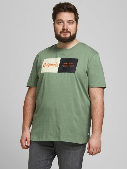 Jack & Jones Joshua T-shirt Sea Spray - Magliette - Magliette Uomo Taglie Forti