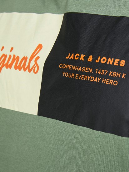 Jack & Jones Joshua T-shirt Sea Spray - Magliette - Magliette Uomo Taglie Forti