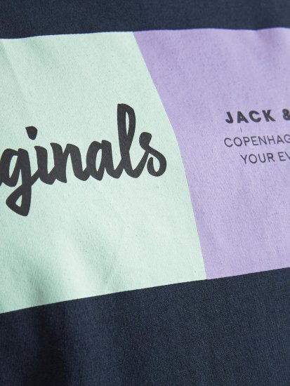 Jack & Jones Joshua T-shirt Navy - Magliette - Magliette Uomo Taglie Forti