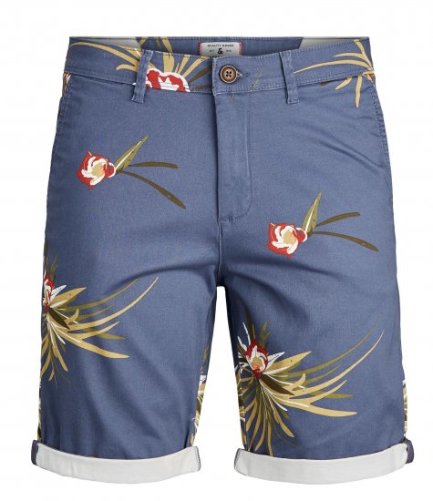 Jack & Jones Bowie Chino Short Indigo - Shorts - Pantaloncini Uomo Taglie Forti