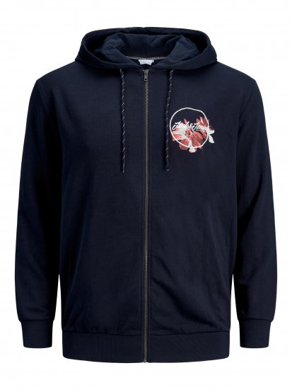 Jack & Jones Califlomax Sweat Hood Navy blazer - Felpe & felpe con cappuccio - Felpe & Felpe con Cappuccio Uomo Taglie Forti