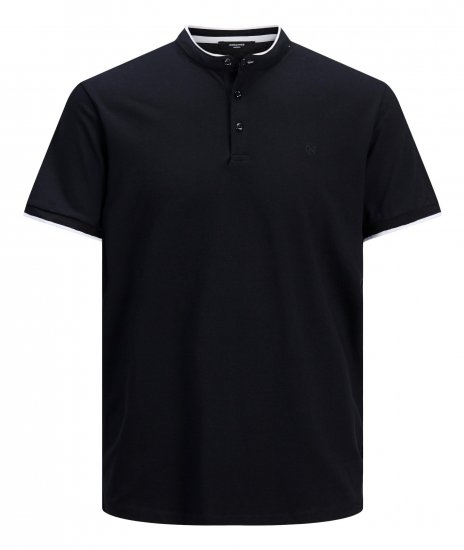 Jack & Jones Blastretch Polo S/S Navy - Magliette - Magliette Uomo Taglie Forti