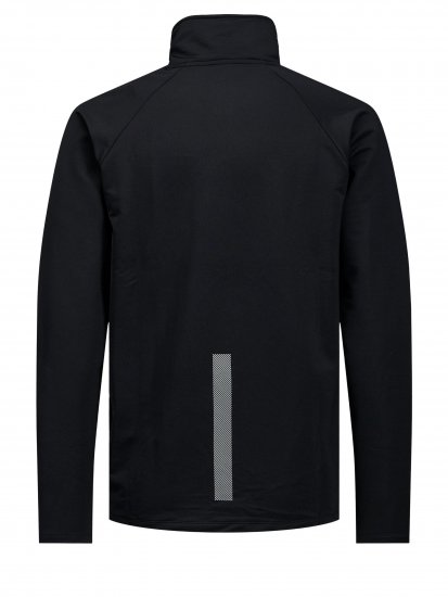 Jack & Jones Running Half Zip Sweat Black - Felpe & felpe con cappuccio - Felpe & Felpe con Cappuccio Uomo Taglie Forti