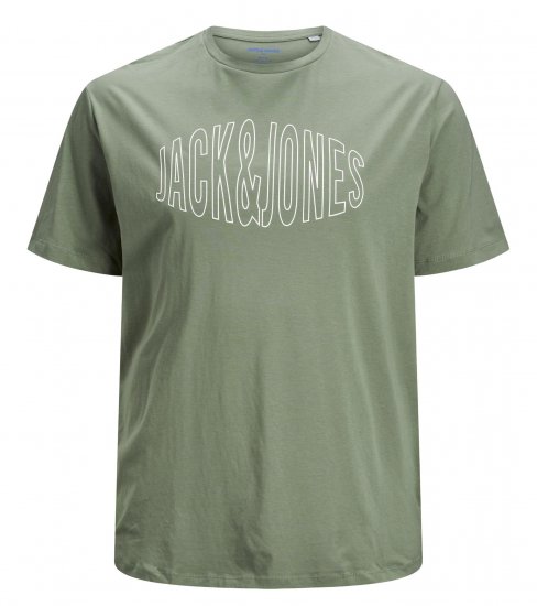 Jack & Jones Preston T-Shirt Sea Spray - Magliette - Magliette Uomo Taglie Forti