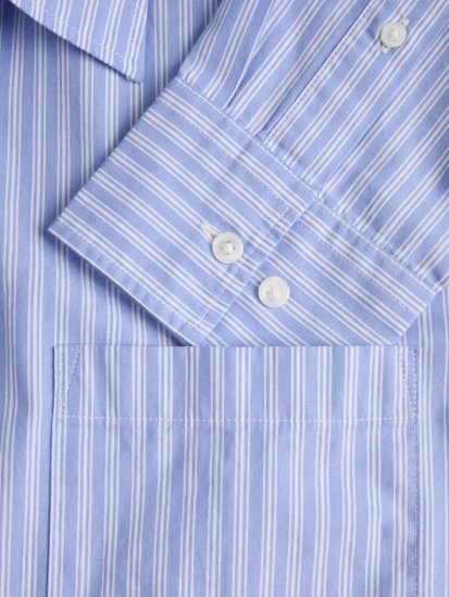 Jack & Jones Cody Poplin Long Sleeve Shirt Windsurfer - Camicie - Camicie Taglie Forti Uomo