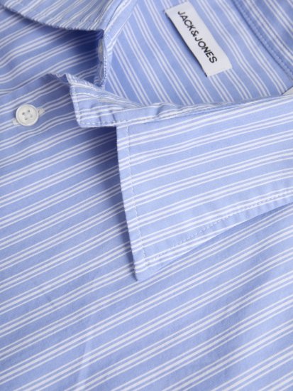 Jack & Jones Cody Poplin Long Sleeve Shirt Windsurfer - Camicie - Camicie Taglie Forti Uomo