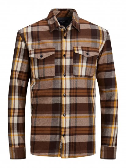 Jack & Jones JPRBLUWOODLAND Checked Shirt - Camicie - Camicie Taglie Forti Uomo