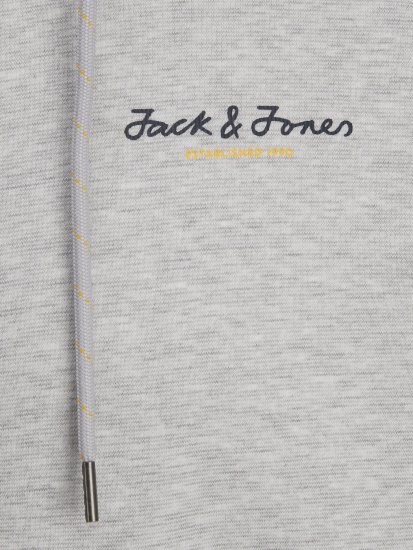 Jack & Jones JCOBERG SWEAT ZIP Hoodie Grey Melange - Felpe & felpe con cappuccio - Felpe & Felpe con Cappuccio Uomo Taglie Forti