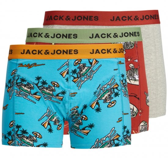 Jack & Jones JACJAXON Boxers 3-pack - Intimo & costumi da bagno - Intimo Taglie Forti Uomo