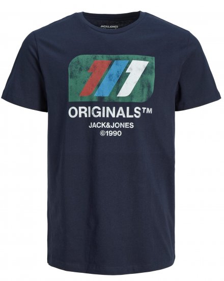 Jack & Jones JORNATE T-shirt Navy - Magliette - Magliette Uomo Taglie Forti
