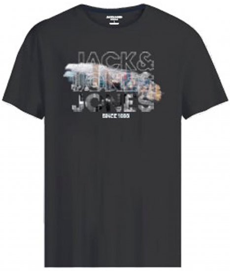 Jack & Jones JCOBOOSTER T-Shirt Black - Magliette - Magliette Uomo Taglie Forti