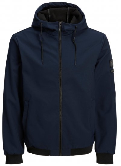 Jack & Jones JCOCLASSIC Waffle Jacket Navy Blazer - Giubbotti - Giubbotti Uomo Taglie Forti