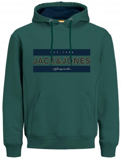 Jack & Jones JORFRIDAY Hoodie Green - Felpe & felpe con cappuccio - Felpe & Felpe con Cappuccio Uomo Taglie Forti