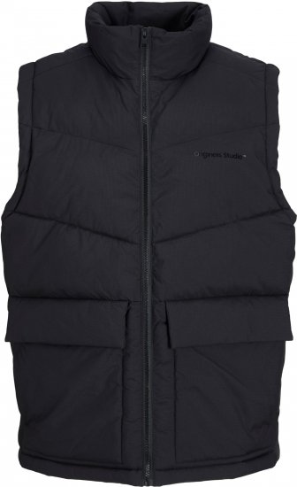 Jack & Jones JORVESTERBRO BODYWARMER Black - Giubbotti - Giubbotti Uomo Taglie Forti