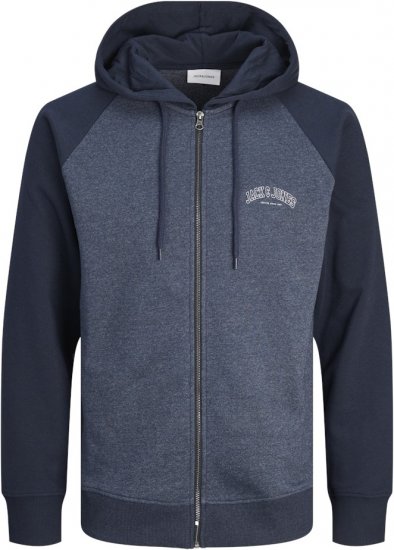 Jack & Jones Ricky Hoodie Navy Blazer - Felpe & felpe con cappuccio - Felpe & Felpe con Cappuccio Uomo Taglie Forti