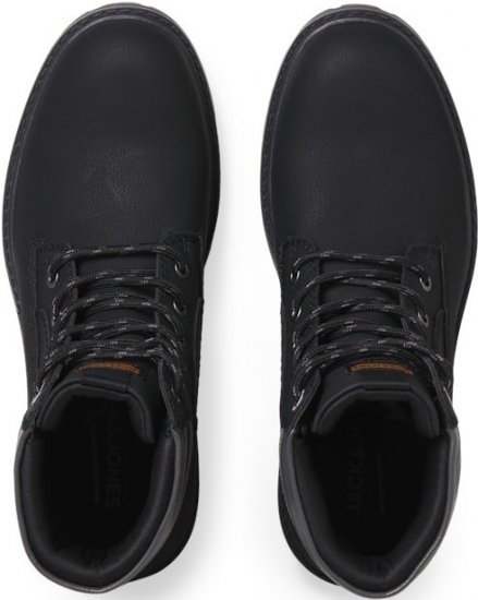 Jack & Jones FINIUS Lace-Up Boots Black - Scarpe da uomo 40-52 - 
