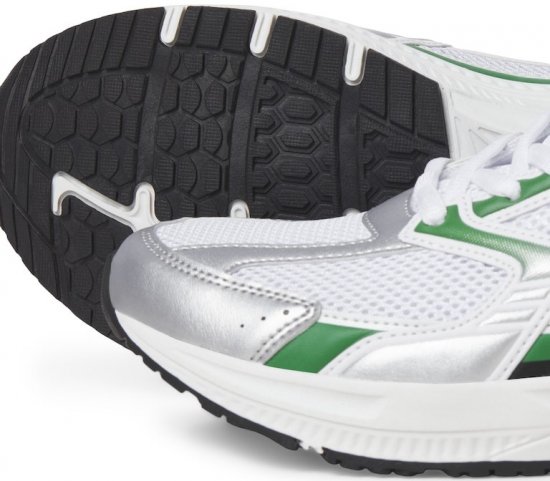 Jack & Jones Tokyo Sneakers Bright White/Green - Scarpe da uomo 40-52 - 